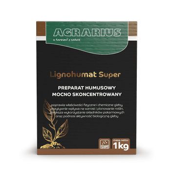 Lignohumat Super 1KG kwasy humusowe Agrarius
