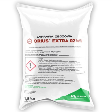 Zaprawa zbożowa Orius Extra 02 WS 1,5KG tebukonazol