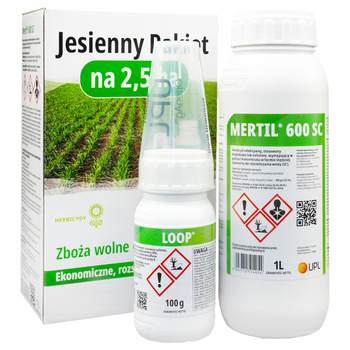 Jesienny Pakiet na 2,5ha (Mertil 600 SC 1L + Loop 100G)